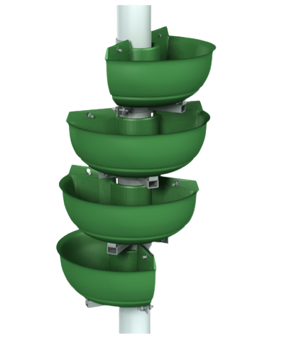 Конструкция для вазонов "Спираль 6-2"